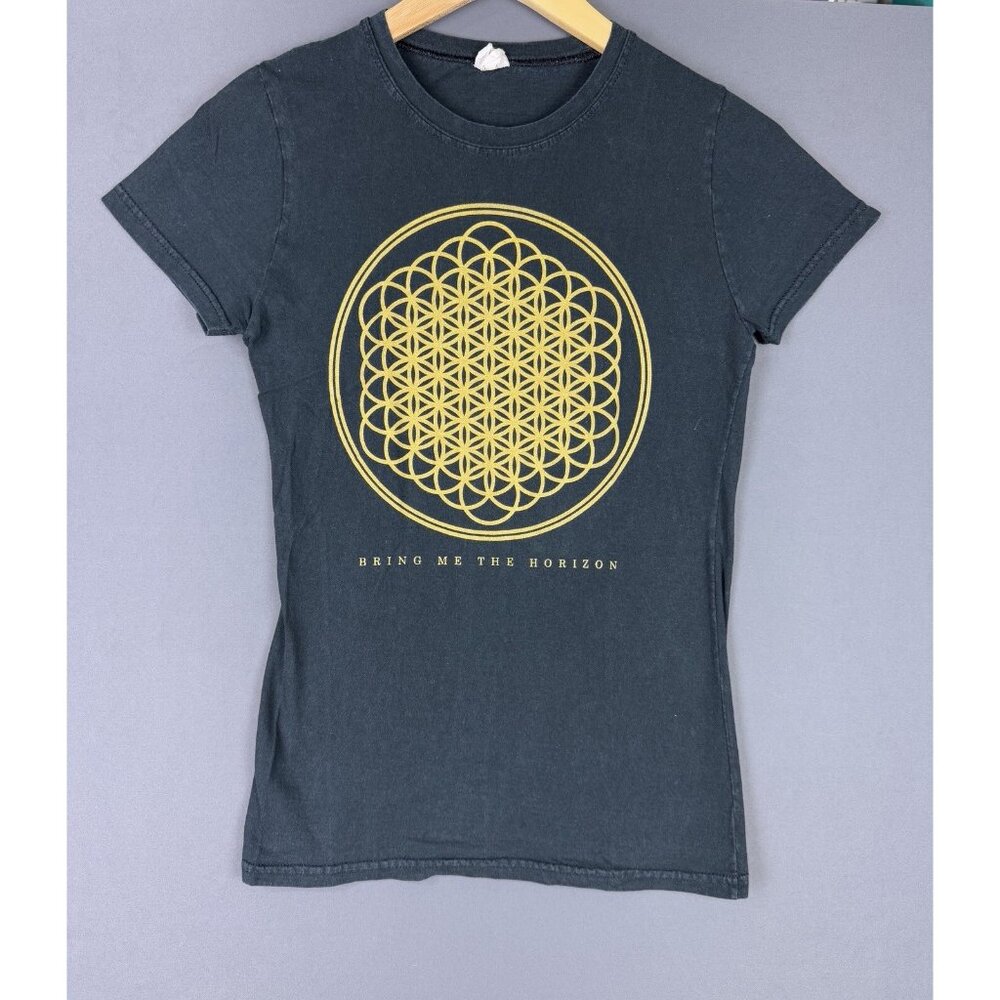 Bring Me The Horizon Band Tee Black Shirt Womens Medium Promo Album Concert Rare